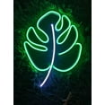 thumbnail image 2 of Handmadetneonsign Leaf Led Sign, Leaf Neon Sign, Wall Decor, Leaf Led Light, Neon Sign, Home Décor, 2 of 5