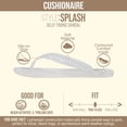 thumbnail image 3 of Cushionaire Splash Jelly Flip Flops for Women With Flexible Sole, Soft Footbed Summer Sandals for Women, 3 of 29