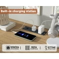 thumbnail image 5 of Luku Rattan 9 Drawer Dresser with Charging Station, Wide Farmhouse Chest for Bedroom or Living Room, 5 of 9