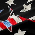 thumbnail image 5 of Manfei Vintage Usa Flag Stars Kitchen Curtains,Red White Navy Black Out Curtains Pack of 2 (42x63 Each), 5 of 7