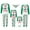 Style 13, variant on Miaouyo Family Matching Christmas Pajamas Set Baby Romper/Dog Bandana/Christmas Tree Letter Print Tops Pants Sleepwear Set