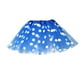 thumbnail image 1 of Wartleves Falda tutú para niños Falda peluda para niños Falda de malla, 1 of 7
