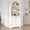 White, variant on Shininglove 72" Arched Storage Cabinet – 5-Shelf Kitchen Pantry & Bookcase with Doors, Adjustable Shelves