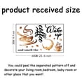 thumbnail image 2 of Wake Up and Smell The Coffee Wall Decals Cafe Wall Watercolor Vinyl Decor Ingredients Cafe Decoration Decals for Coffee Shop Decor Gifts, 2 of 7