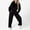 Black, variant on shoper Velour Tracksuit for Girls, Casual Velvet Lounge Sets 2 Piece Outfits Sweatsuit Zip Up Long Sleeve Crop Hoodies Elastic Drawstring Pants Baggy Athletic Clothing Sets Size 6-11