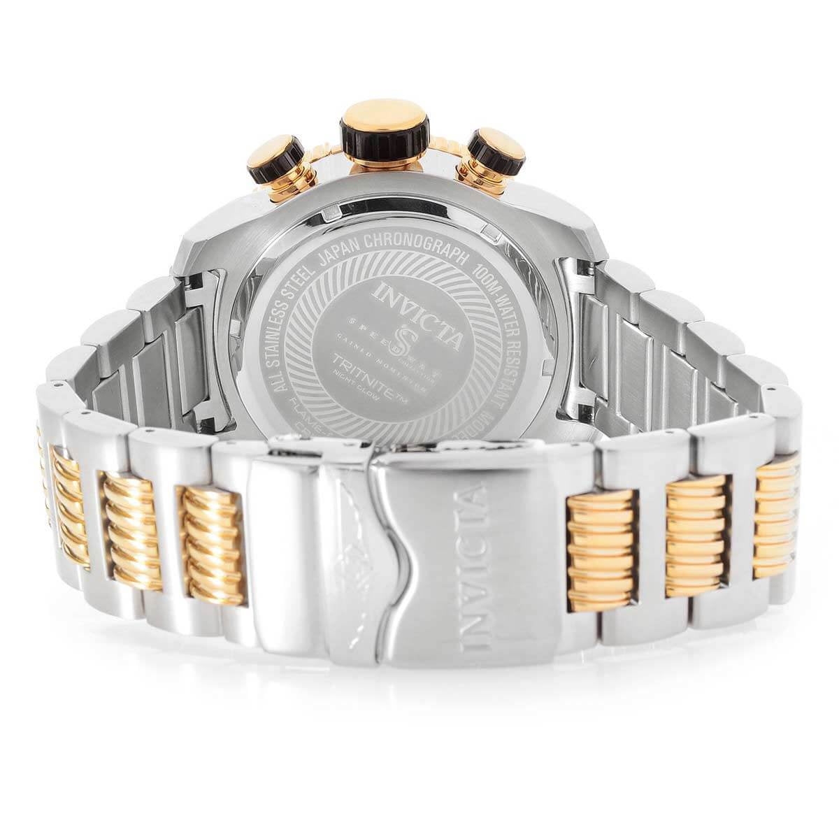 Invicta Men's 25481 Speedway Quartz Multifunction Black Dial Watch