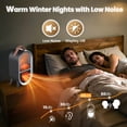 thumbnail image 4 of Calefactor eléctrico portátil tipo chimenea Riseon 1500 W con llama 3D, 4 of 9