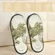 thumbnail image 2 of Fotbe Chickens Pantuflas Peludas para Mujer con Estampado, Zapatillas de Peluche, Zapatos de Invierno para Casa, Uso Interior y Exterior-Large, 2 of 8