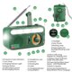 thumbnail image 4 of 5 en 1 LED Handcrank Solar Weather Radio SOS Alarm FM AM SW Power Bank (Verde) Tmvgtek Para Estrenar, 4 of 7