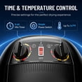 thumbnail image 2 of SuperDeal Adjustable Hooded Hair Dryer, Freestanding 1300W Rolling Bonnet Dryer with Temperature Control, Black, 2 of 8
