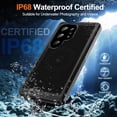 thumbnail image 2 of Funda de piel GOLDJU para Samsung Galaxy S24 Ultra, 6,8 pulgadas, impermeable, 2 of 7