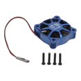 thumbnail image 1 of Aluminum Alloy Motor Cooling Fan Fast Heat Dissipation with Metal Mesh Cover for 1/10 1/12 1/8 RC Car Dark Blue, 1 of 4