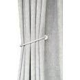 thumbnail image 4 of LAICAIW 2 Pack Magnetic Curtain Tiebacks, Decorative Curtain Holdbacks for Window Décor (White), 4 of 5