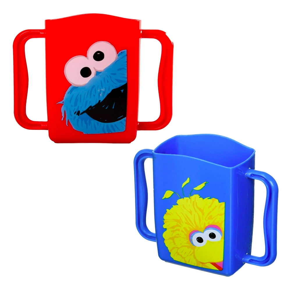 Sesame Street Juice Box Drink Holder (Set of 2), Cookie Monster Drink