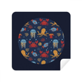 thumbnail image 1 of Deep Sea Cuttlefish Jellyfish Crab Glasses Cloth Screen Cleaner Suede Fabric 2 Pack, 1 of 2