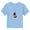 Light Blue, variant on Toddler's Marvel Chibi Spider-Man Hanging Upside Down Graphic Tee Navy Blue 4T