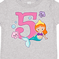 thumbnail image 4 of Inktastic I Am 5 Years Old Birthday with Mermaid Girls Toddler T-Shirt, 4 of 5