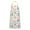 Colorful Fairy Flower, variant on Fairy Princess Mushroom Pattern Apron-Garden Aprons for Women with Pockets-Cotton Linen Waterproof Kitchen Cooking Gardening Aprons Adjustable for Kitchen,Cooking,BBQ and Salon 33x27 Inch