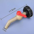 thumbnail image 1 of IBC Tank Adapter Coarse Thread Inlet, 60mm to 1/2" 3/4" 1" 2" Hose Connector for Garden Lawn Watering Systems, 1 of 5