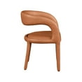 thumbnail image 6 of Meridian Furniture Sylvester Cognac Vegan Leather Dining Chair, 6 of 9