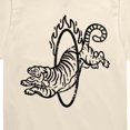 thumbnail image 2 of Instant Message - Tiger Hoop Black Short Sleeve Graphic T-Shirt, 2 of 5