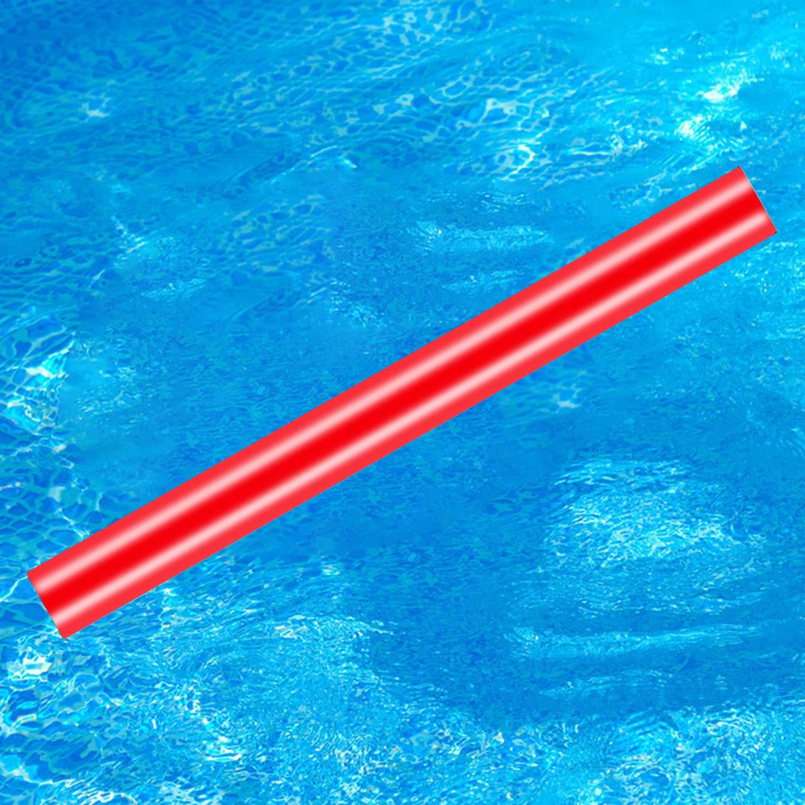 Noodle Frites De Piscine Rouge - Mousse Polyéthylène 160cm - Aquagym, Jeux Aquatiques