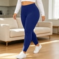 thumbnail image 6 of Nugftut Women Thermal Pants Soft Stretchy Thermal Underwear Pants Solid Color Thermal Bottoms for Cold Weather, 6 of 8