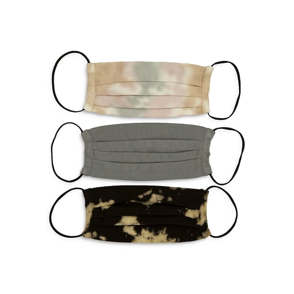 n:philanthropy Pack de 3 mascarillas unisex oscuro Talla única