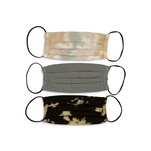 n:philanthropy Pack de 3 mascarillas unisex oscuro Talla única
