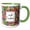 Green/White, variant on 3drose, Eid Saeed in Arabic - Colorful Stars Happy Eid Said - Muslim Holiday, 11oz Mug