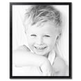 thumbnail image 2 of ArtToFrames 32" x 40" Black Engraved Edges Picture Frame, 32x40 inch Black Wood Poster Frame (WOM-4055), 2 of 8