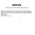 thumbnail image 2 of Transit Auto Ensemble de Roulement de Moyeu avant Droit Bras de Commande Inférieur avec Rotule Tige de Liaison Extérieure et Kit de Stabilisation pour Voiture Volvo S40 V50 C70 K7T-106607, 2 of 11