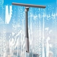 thumbnail image 4 of DOLITY Silicone Bathroom Shower Window Squeegee for Cleaning Tabletop Kitchen Mirror, Black, 4 of 8