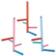 thumbnail image 4 of Pet Parrot Playstand Parrot Bird Ladder Swing Rotating Standing Birds Budgies Canaries Small Birds 4.7×4.7×11.8in Standing Playing Exercise 1Set, 4 of 5