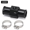 thumbnail image 1 of Black Water Temp Gauge Radiator Temperature Water Temp Joint Pipe Sensor 18mm 20mm 22mm 24mm Hose Adapter, 1 of 1