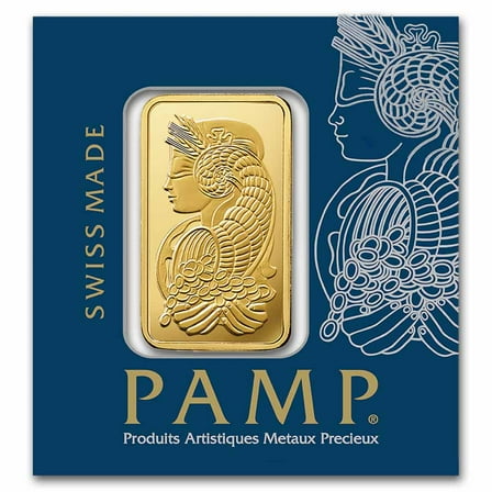 Pamp Suisse 1" gram Gold Bar