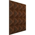 thumbnail image 2 of 19 5/8"W x 19 5/8"H Cornelia EnduraWall Decorative 3D Wall Panel, Universal Aged Metallic Rust (Covers 2.67 Sq. Ft.), 2 of 5
