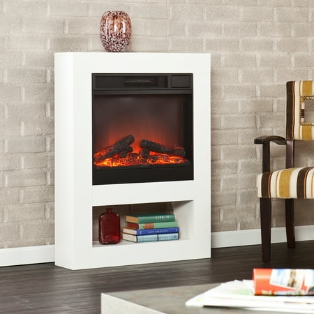 Southern Enterprises Holly and Martin Mofta Electric Fireplace, White