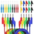 thumbnail image 1 of 1 Ensemble de Fils de Test Multimètre avec Clips Crocodile et Sondes de Test pour Équipement de Test Électrique, 1 of 5