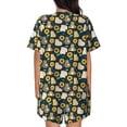 thumbnail image 6 of Sigee Bear Sunflower for Sleepwear Casual Pjs with Pockets Women's Pajamas Sets Shorts 2 Piece Short Sleeve Lounge Sets Small, 6 of 9