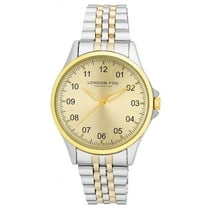 London Fog Dundee 40mm Reader Two Tone Bracelet Watch