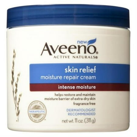 Aveeno Active Naturals peau Relief Crème Réparatrice humidité, Intense humidité 11 oz (Pack de 6)