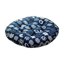 Uxgjfwu Chair Cushion, Soft Round Seat Pad 18 Inch Diameter, Non-Slip Home Kitchen Office Comfort, All Seasons Classroom Student Stool Padding