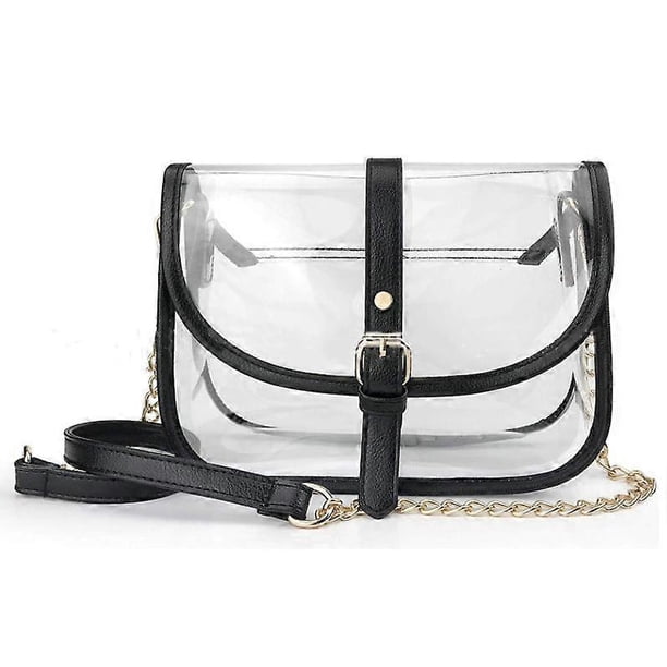 Saddle Clear Purse Clear Bags for Women Stadium Approved PVC Transparent Bag Girls Gifts