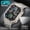 Silvery Steel GPS Smartwatch, variant on Professional Outdoor Smartwatch: Built-In Accurate GPS, Altimeter And Barometer, Multi-Function LED Flashlight, Wireless Calling, 3ATM, Compatible with Iphone And Android