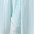 thumbnail image 4 of Cethrio Girls Cotton Pajama Sets Long Sleeve, 2 Piece Crew Neck Casual Girls' Sleepwear Light Blue Size 5-6 T, 4 of 4