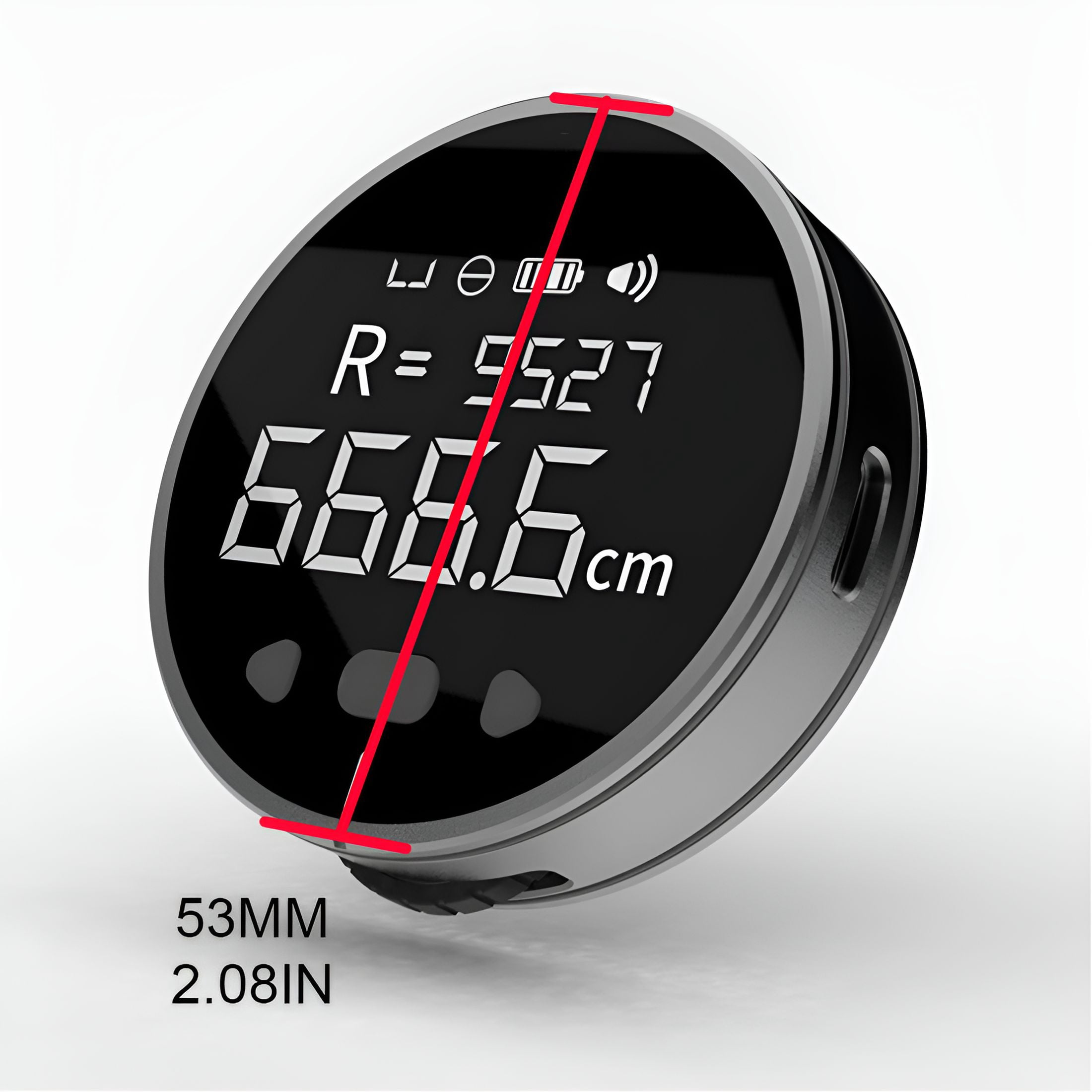 GJX 99M LCD Digital Meter Electronic Tape Measure Electronic Ruler Voice Broadcast Digital Measuring Irregular Object