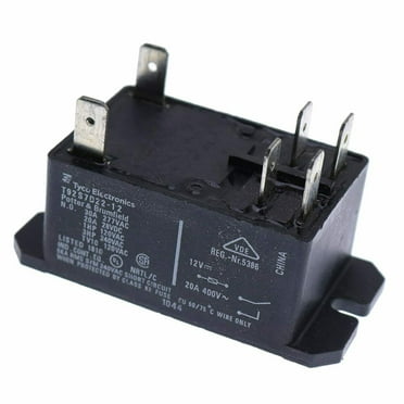 Fridayparts T92P7D22-12 Power Relay 12VDC 30A DPST-NO 12VDC 30A Flange