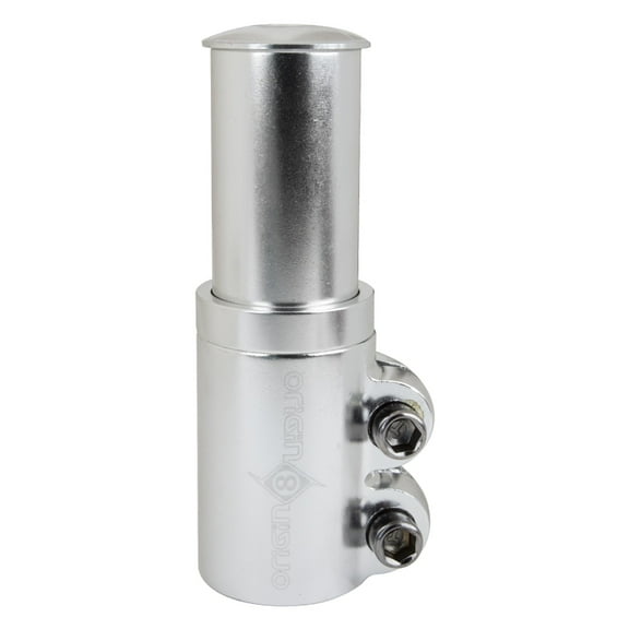 Origin8 X-Tra Lift Stem Riser 55mm Rise Silver mm Polished Anodized Finish