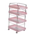 thumbnail image 4 of Estante de almacenamiento de simulación perfecl con ruedas Rosa, 4 of 8